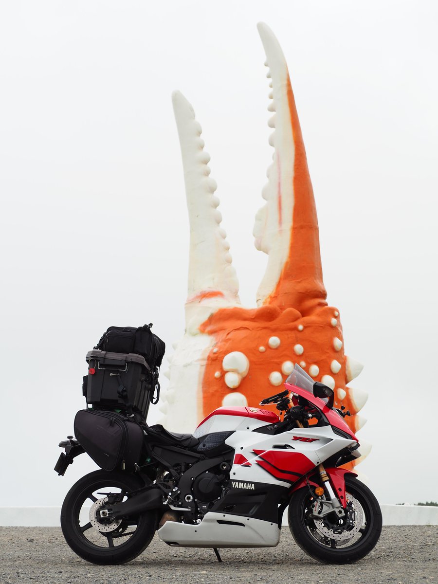 naaaaveMon's tweet photo. 北海道から無事帰還しました！
1週間あっという間でした〜
YZF-R9で長距離キャンプツーリング余裕デス😎燃費もイイ
また行きたい！ありがとう北海道🐻🦊🦌🦀
走行距離:2183km、燃費:23km/L https://t.co/zxGJkctOWG