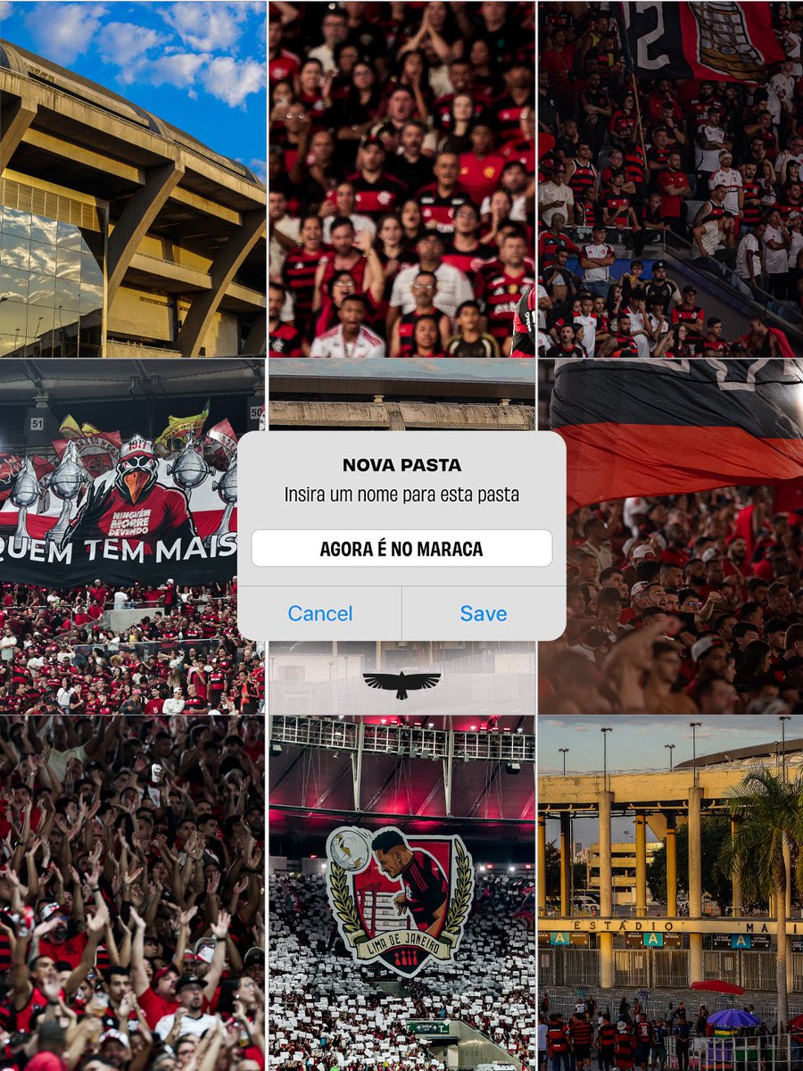 Flamengo's tweet photo. COM OS NOSSOS!
PELO PENTA!
NO MARACA! 

🏟️ 🟥⬛️ https://t.co/lDPcF02ckm