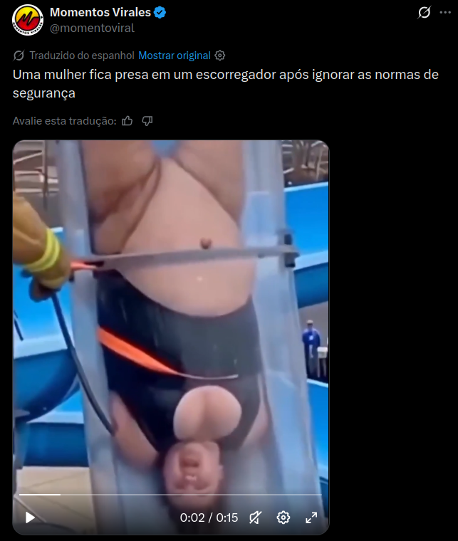 Ideiasefatos's tweet photo. Vídeo falso!
15 segundos exatos. 
O pessoal é tão cara-de-pau ou burro mesmo, que nem se dá ao trabalho de editar, diminuindo alguns segundos.
Barbaridade! https://t.co/fsZvlCB7ot