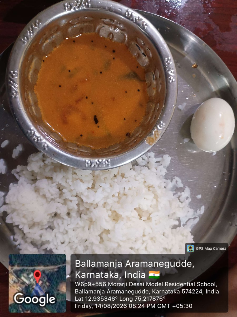 MachinaMorarji's tweet photo. Dinner @ Morarji Desai Residential school Machina 142, Belthangady https://t.co/FqXERr1rtJ