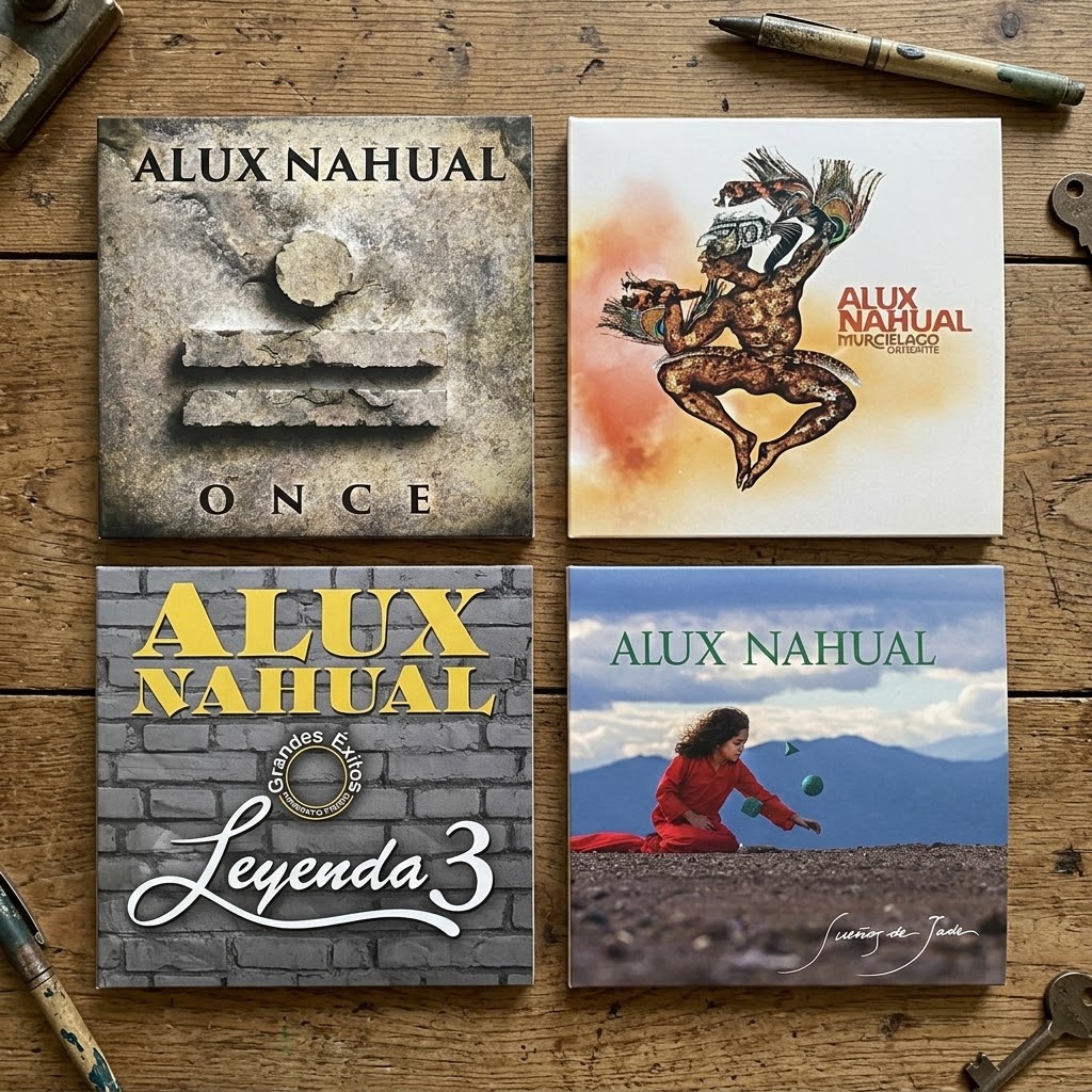 AluxNahualOfici's tweet photo. En Facebook la discusión está interesante. Si tuviéramos que sacar una nueva edición de nuestros discos anteriores, ¿Cuáles quisieran ustedes comprar? Queremos conocer su opinión. Gracias. https://t.co/YSWVwA2TZx