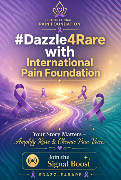 iPainOfficial's tweet photo. Rare. Real. Resilient. This #Dazzle4Rare week, the International Pain Foundation stands with the community. Share your story, boost others, and help turn up the volume on rare and chronic pain. Join us! #Dazzle4Rare #iPain #PatientAdvocacy #Awareness #TeamiPain https://t.co/1OjqUQguPX