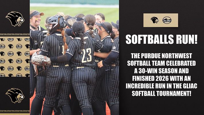 PNWathletics's tweet photo. We’re now down to our Top 5 Moments of the 2025-26 season‼️‼️
Starting with moment #5

The @PNWSoftball team’s 30 win season and finishing with a remarkable run in the GLIAC Softball Tournament! 🥎

Defeating teams like Grand Valley State, Parkside and Davenport! https://t.co/o2VsZYnSBL