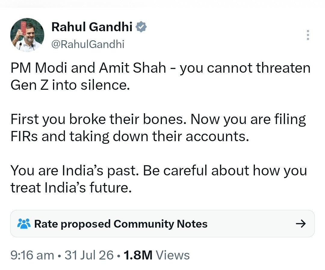 shambhav15's tweet photo. Bro’s govt just filed FIRs against 600 students https://t.co/SiMb8FtY7T