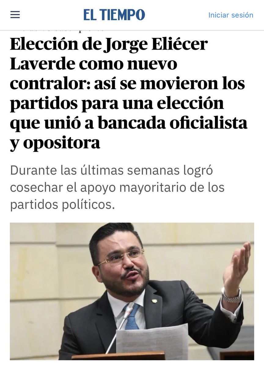 DavidMoraNar's tweet photo. Milagro #6

En la elección de Contralor de bolsillo, nacerá el Frente Histórico: Unidad del Pacto Histórico y los partidos de gobierno de Abelardo.

En la #PatriaMilagro, unidos por conveniencia, no por el país. https://t.co/YfOVC0xomD