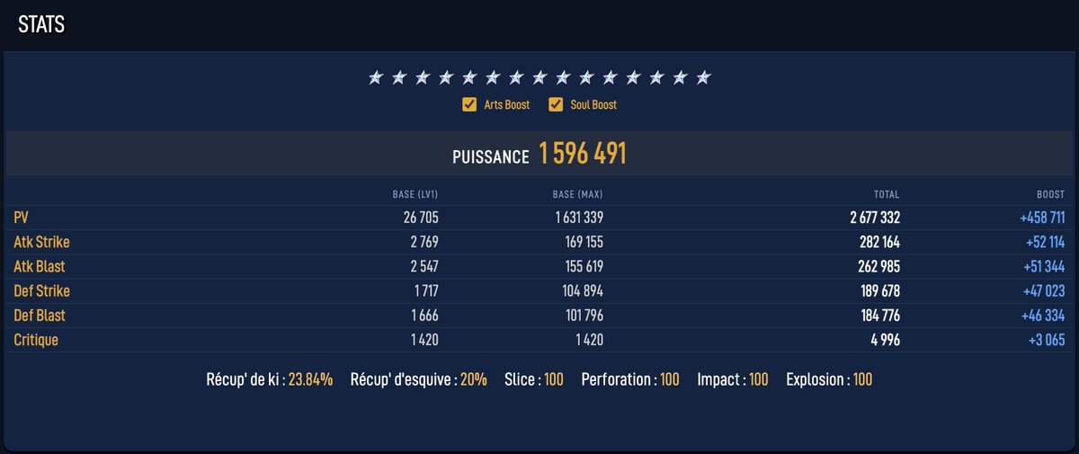 DBLDatamine's tweet photo. ✨ MAJ site V2 ✨

Partagez au MAX pour que ce soit une réf pour les FR 🙏

➡️ https://t.co/JPKNIBVYJB

➡️ Menu navigation personnage
➡️ Voter pour le personnage dans la tierlist communautaire
➡️ Stats détaillées
➡️ Persos boostés par la Cap Z / Persos qui boost via leur Zenkai https://t.co/jJCweg5Qmd