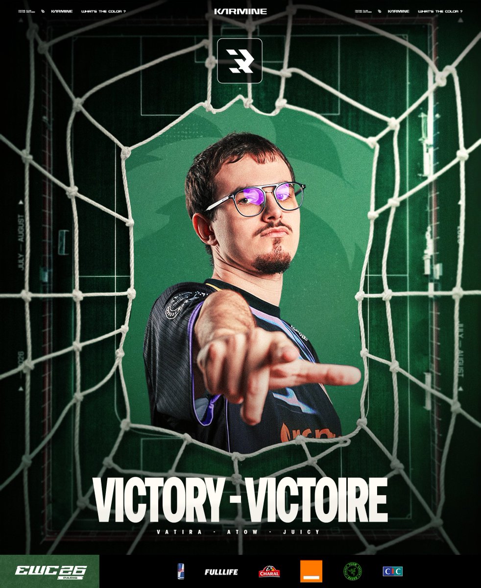 KarmineCorp's tweet photo. QUALIFIÉS EN PLAYOFFS ! ✅

Victoire 4-3 face à R8, le match était très serré mais notre route continue bel et bien, rendez vous demain pour les playoffs ! 😁 #KCORP 

GG 🤝 @R8xesports https://t.co/OjUCPpVPIJ