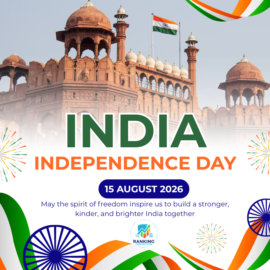 ranking_corp's tweet photo. 🇮🇳 Happy Independence Day from Ranking Corporation! 🇮🇳

Let’s celebrate the freedom to think, create, grow, and achieve. Wishing everyone a joyful and proud 79th Independence Day!

Jai Hind! 🇮🇳

#HappyIndependenceDay #IndependenceDay #15August #JaiHind #ProudIndian #India https://t.co/GJP1CSiIlF