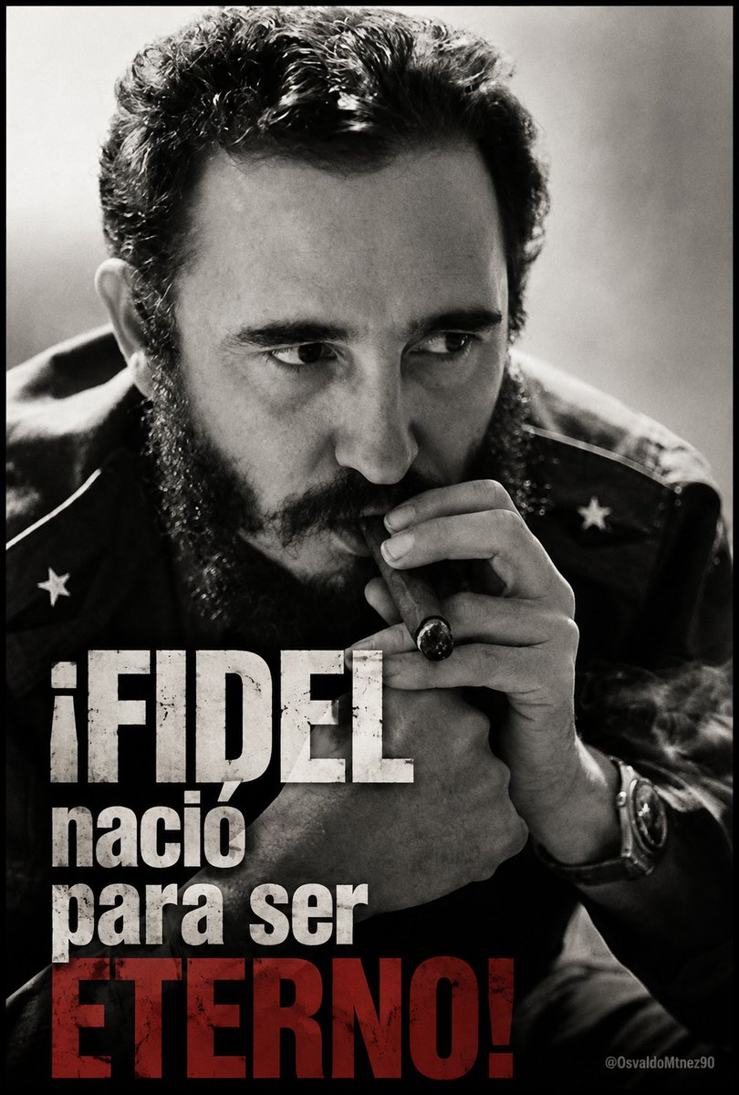 OsvaldoMtnez90's tweet photo. ¡RETUITEA si COINCIDES! #100AñosConFidel https://t.co/4TbvD5XELJ