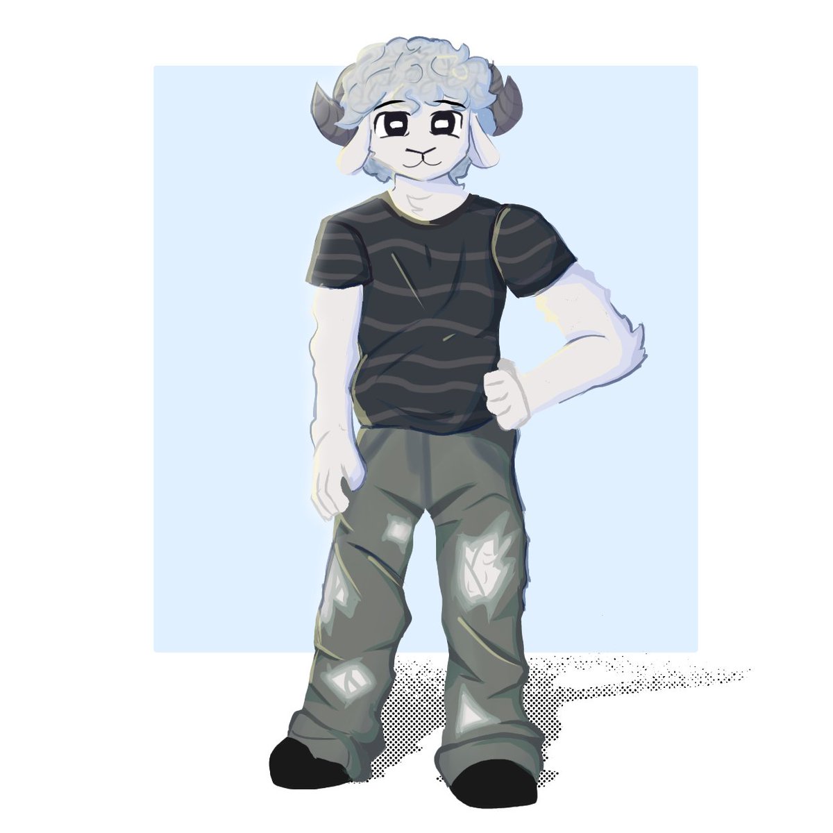 Kaimanki's tweet photo. Comissão para @eusouoisaac 🐏!!
- #furryart #fursona #sheep https://t.co/jAlzPLVODV