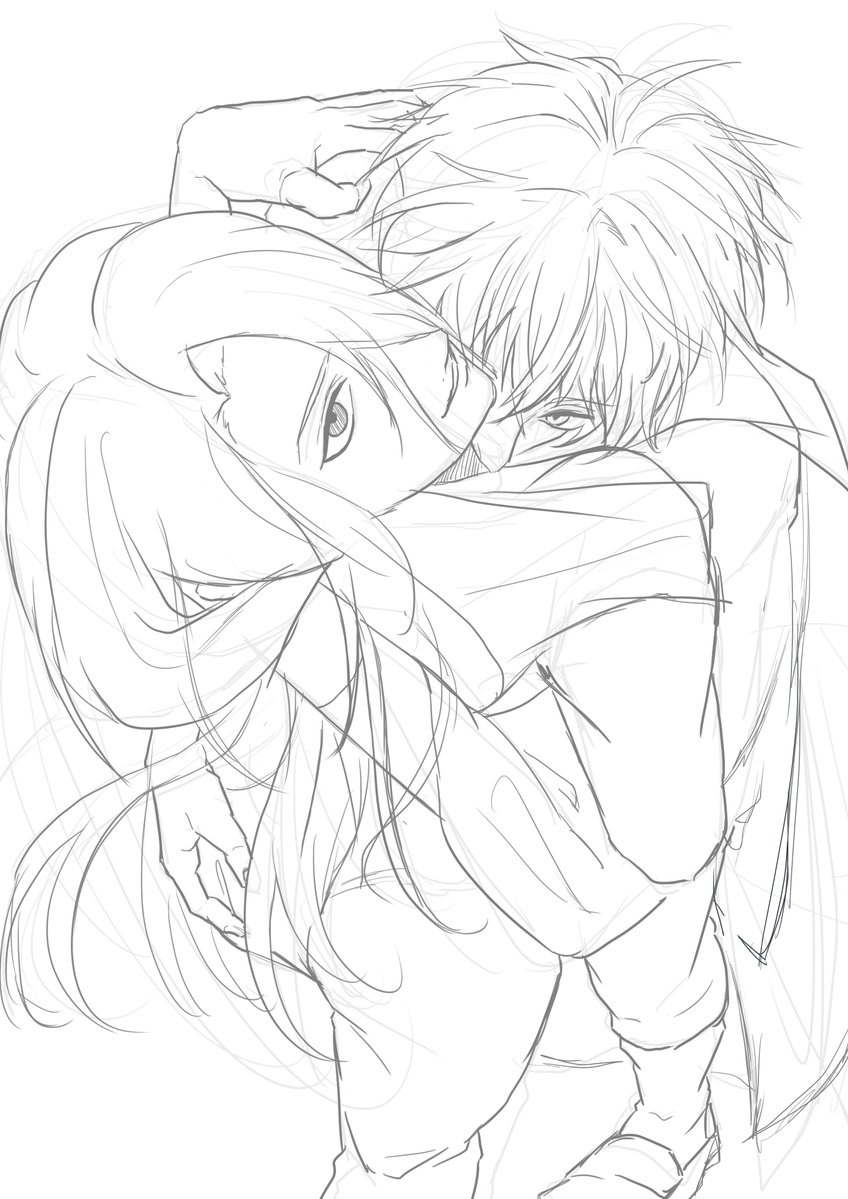 UXe1OJqfTT49662's tweet photo. お友達と話してる時にしか絵描かなくなってるけど
最近脳内でちょっと濃いめなサソデ
描きたいなってってなって…
描いたラフ https://t.co/2y1yGsX7zx