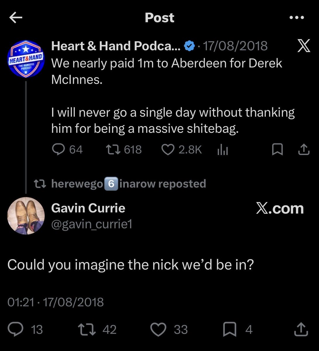 thedavidcurrie's tweet photo. Yes I can 🤣🤣🤣 https://t.co/PVt1TAPxOo