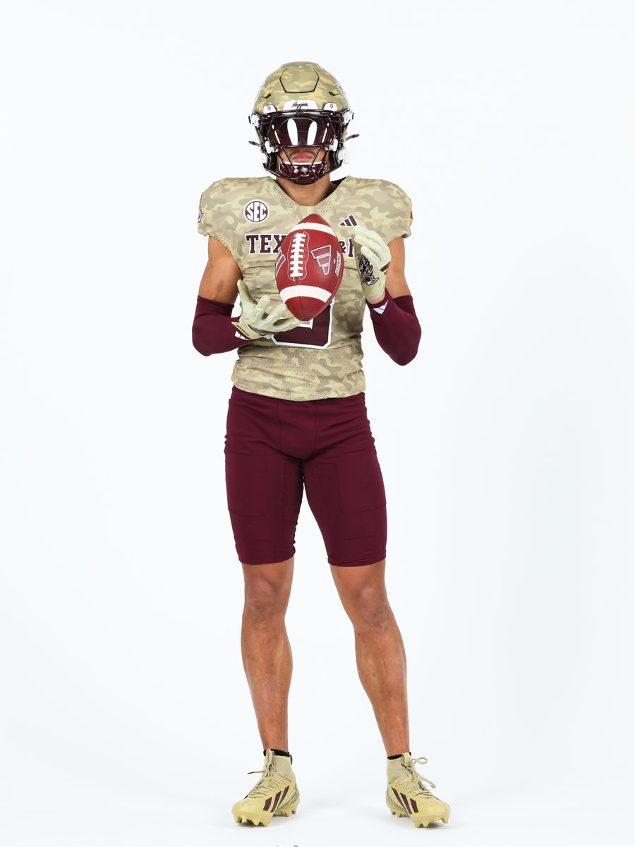 AggieFootball's tweet photo. A uniform that stands for more. https://t.co/ZkBTxsLndu