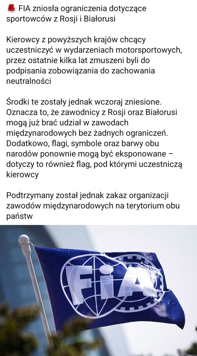 MStarekk's tweet photo. ❗❗❗

Jak to sie ma zatem to "polskich" rusków w żużlu 🙄🤔

#speedway https://t.co/VqQHDCaKN6