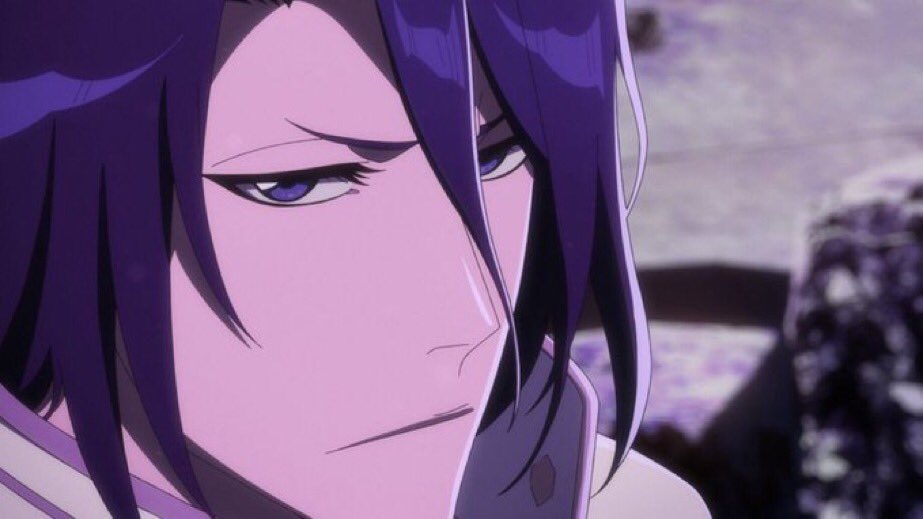 arrancarsaga's tweet photo. byakuya’s eyes are violet instead of grey this cour https://t.co/VjK8cev5Yi