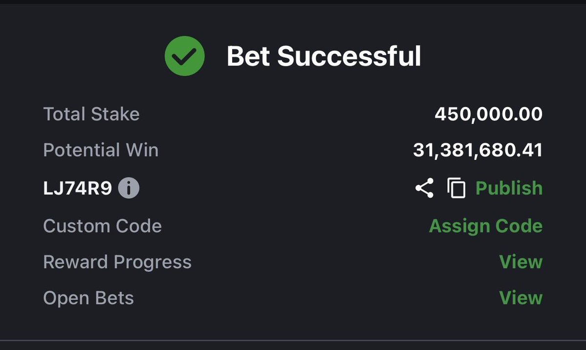 Kingsolomon_Jnr's tweet photo. 62 odds 💼 https://t.co/XUswJw6Hb1