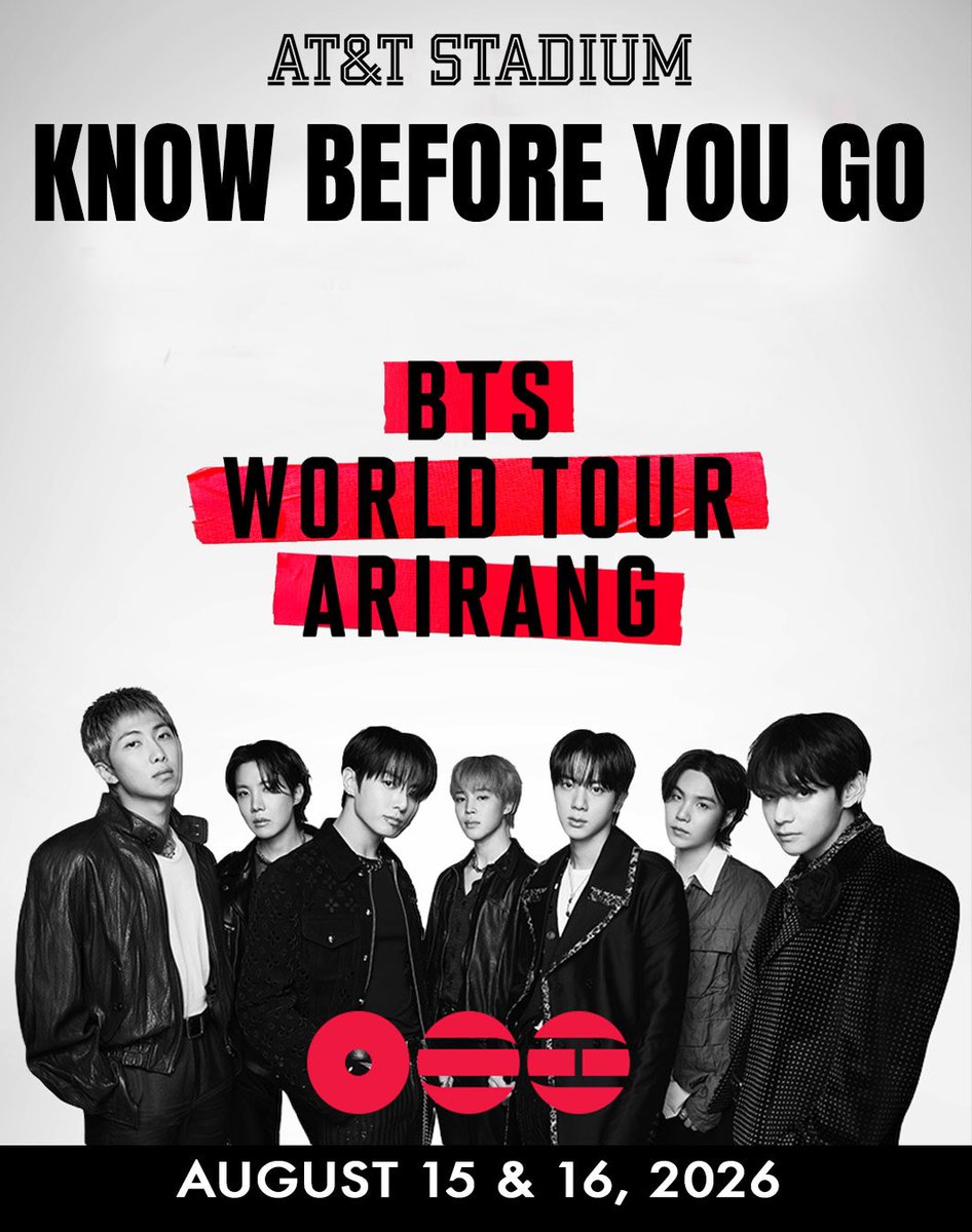 ATTStadium's tweet photo. BTS comes to Texas this weekend! 🫰 https://t.co/Nh1vdrcH4L