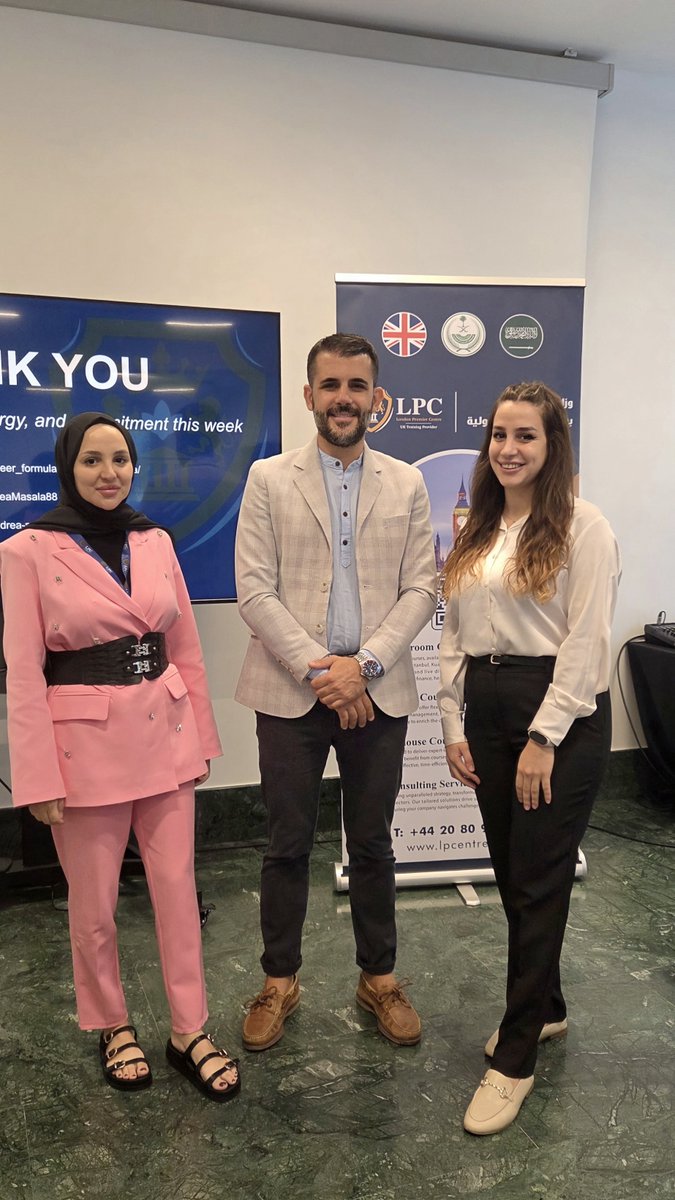 AndreaMasala88's tweet photo. I am extremely grateful for having had the opportunity to lead this 5-day training in Milan dedicated to Customer Service and Public Relations.

Training 20 officials from the Saudi Arabian Ministry of Interior has truly been a privilege.

A huge thank you to @LondonLpc https://t.co/qD1IfcsjTH