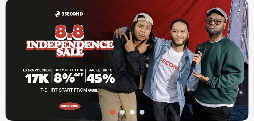ridooo__'s tweet photo. 🔥 Jangan checkout sebelum lihat promo ini! 🔥

✨🇮🇩 3SECOND INDEPENDENCE SALE kasi promo gila-gilaan 🇮🇩✨
 ✅ Jaket diskon hingga 45% ✅ Extra Voucher 17K ✅ Buy 2 Extra 8% OFF ✅ T-shirt mulai 88 ribuan

Link shopee dibawah yaa 👇🏻👇🏻👇🏻 https://t.co/JRELTxjvpr