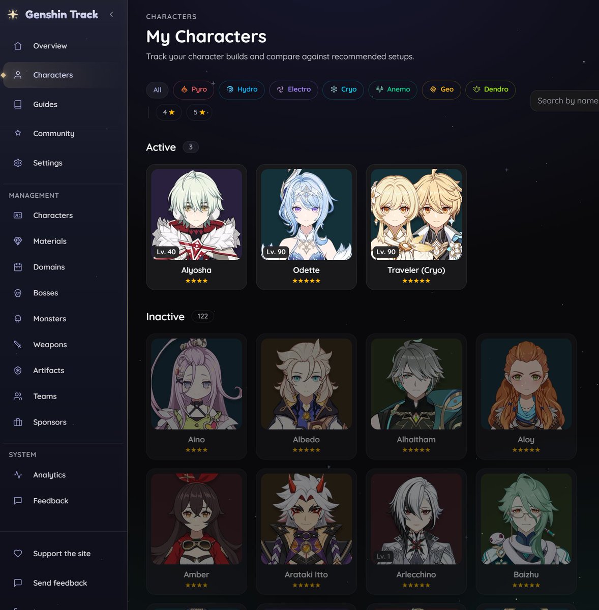Doro44's tweet photo. MY GENSHIN TRACKER WEBSITE IS OFFICIALLY LIVE!!!

Track your characters, builds, weapons, artifacts and more here → https://t.co/IVrwhtfiO4 https://t.co/qvkFj6BN5o