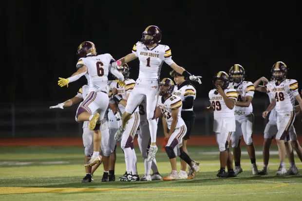 Coach_Josey's tweet photo. PRZPA Team Previews: Avon Grove Red Devils
@dharriottfb 
@DrewSooks13 
@Graham_P6 
@nerdlucas58 
@natemoerder3 
@avon_groveFB 
@PRZVicCastillo 
@footballcoach79 
 (READ) 🗞️🔗https://t.co/RTPYqhnFxW https://t.co/pDdbDvHCHG