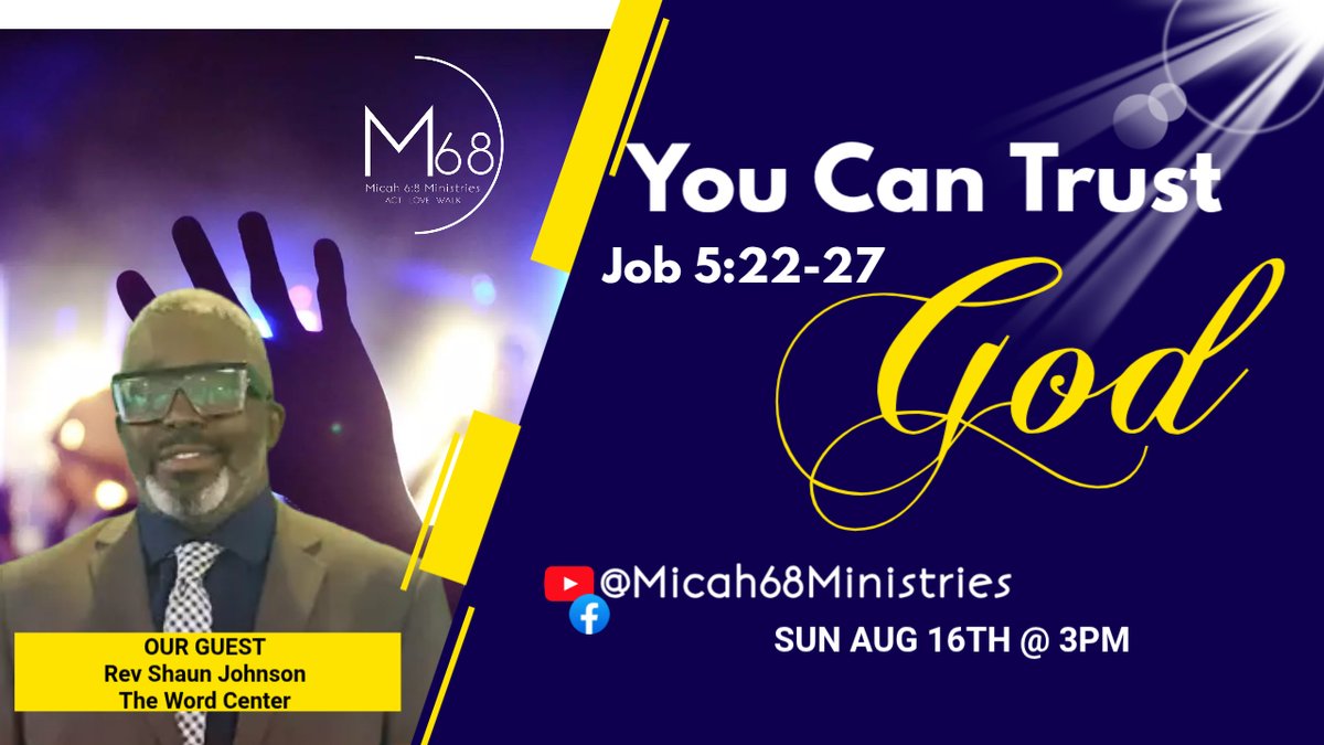 actlovewalk68's tweet photo. What do we do when life gets difficult, circumstances make no sense, and adversity comes from every direction? In this message from Job 5:22–27, we are reminded to trust God in the face of adversity. https://t.co/iQfRlQJnkw
