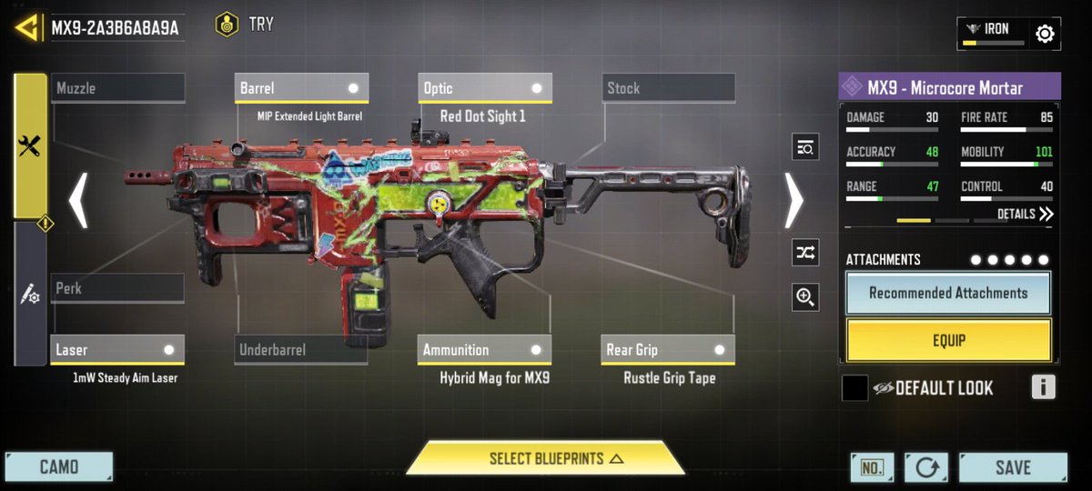GitibaPatrick's tweet photo. Sick of using the same three guns every single match so I decided to cook. Trust me, this actually shreds if you hit your shots. 🤫🔥
🔫 [MX9] https://t.co/VHiQjhg2Ec