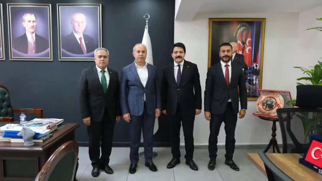 TarkanBANKUR's tweet photo. Milliyetçi Hareket Partisi Gaziantep İl Başkanımız Sayın Mehmet Sait KILIÇ’ı 
Türk Büro-Sen Gaziantep 1 Nolu Şube Başkanımız Mehmet Danabaş ve Türk Büro Sen 2 Nolu Şube Başkanımız  Süleyman PARLAK ile birlikte ziyaret ettik. 

Nazik kabulleri ve misafirperverlikleri dolayısıyla Sayın İl Başkanımız Mehmet Sait KILIÇ’a teşekkür ediyoruz. 

Varolsun Teşkilatlarımız.