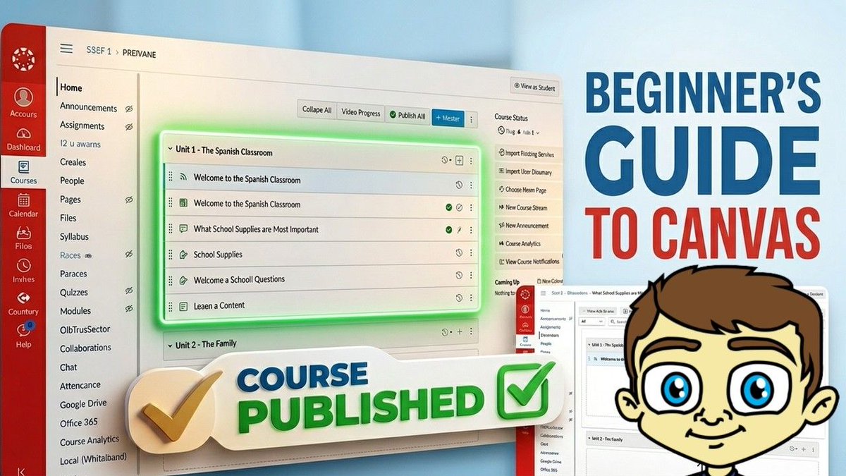 tech4educate's tweet photo. Learn  to create and moderate your own course in Canvas LMS with these two free videos: This Beginner's Guide to Canvas LMS &amp; The Intermediate Guide to Canvas LMS. Watch these back to school essentials today! 
https://t.co/Ocr9bIN6yR 
https://t.co/uNJeIwtmTf 
#canvaslms #canvas https://t.co/WuNKb9VgjY