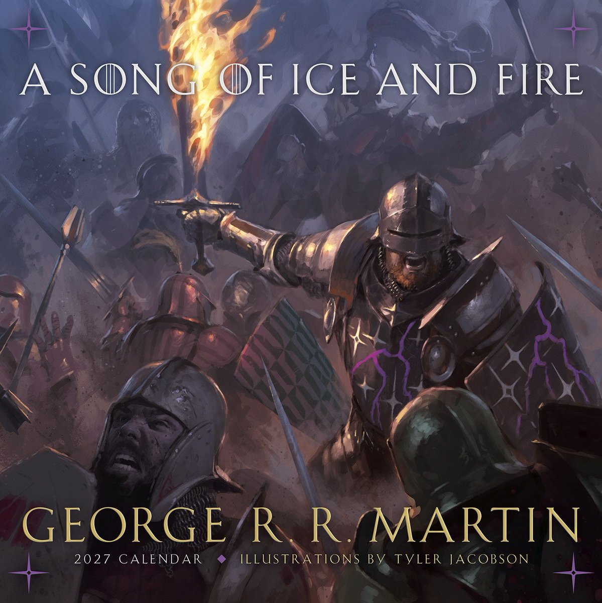 bhindinerys's tweet photo. A Thread of Complete Illustrations of ASOIAF 2027 Calendar by Tyler Jacobson. https://t.co/YlhjYh3nsu