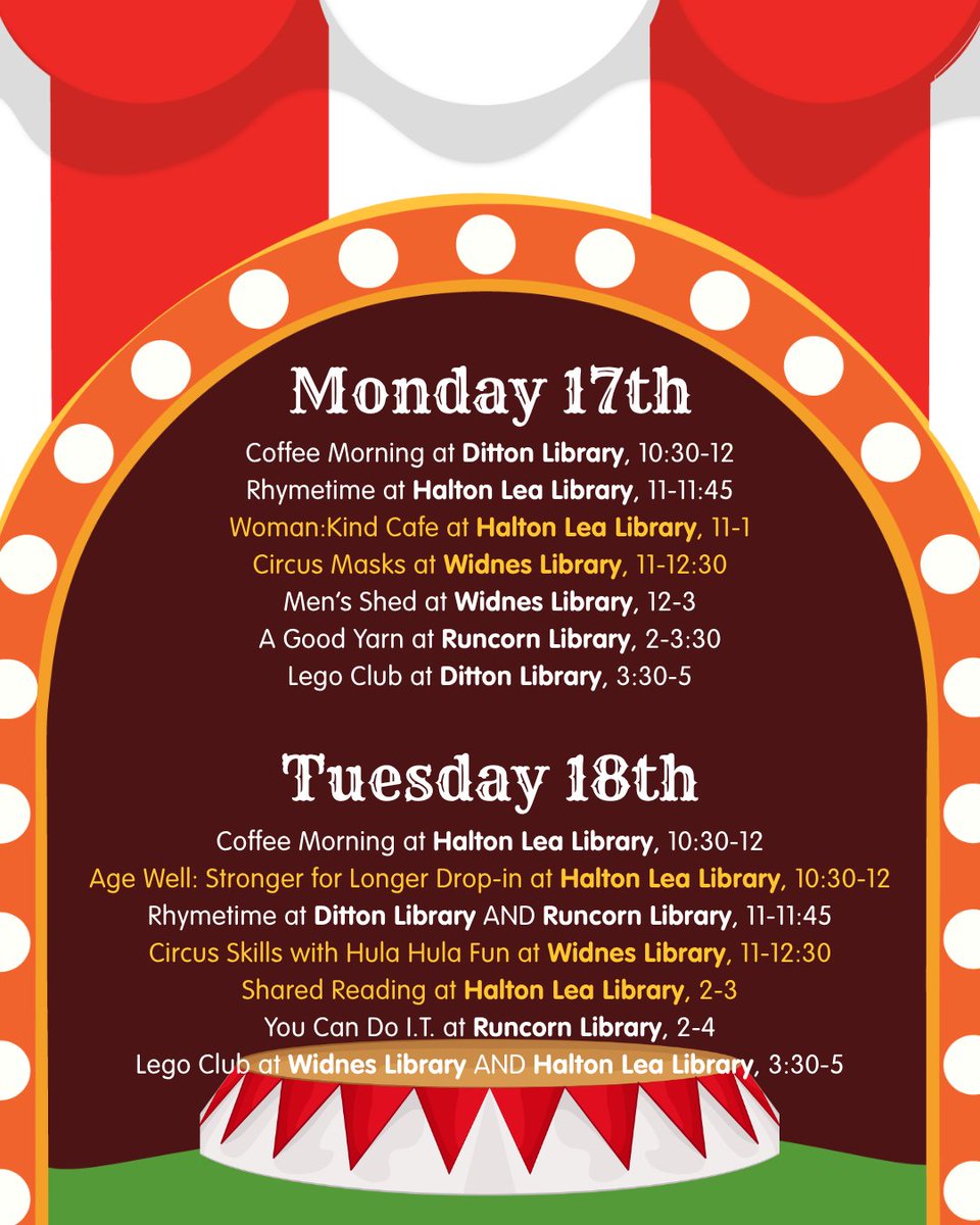 HaltonLibraries's tweet photo. There's just TWO weeks left of our summer events 😩

But, we're so happy Hula Hula Fun are back to teach us some more incredible circus skills 🤩 https://t.co/oSrwrLhctH