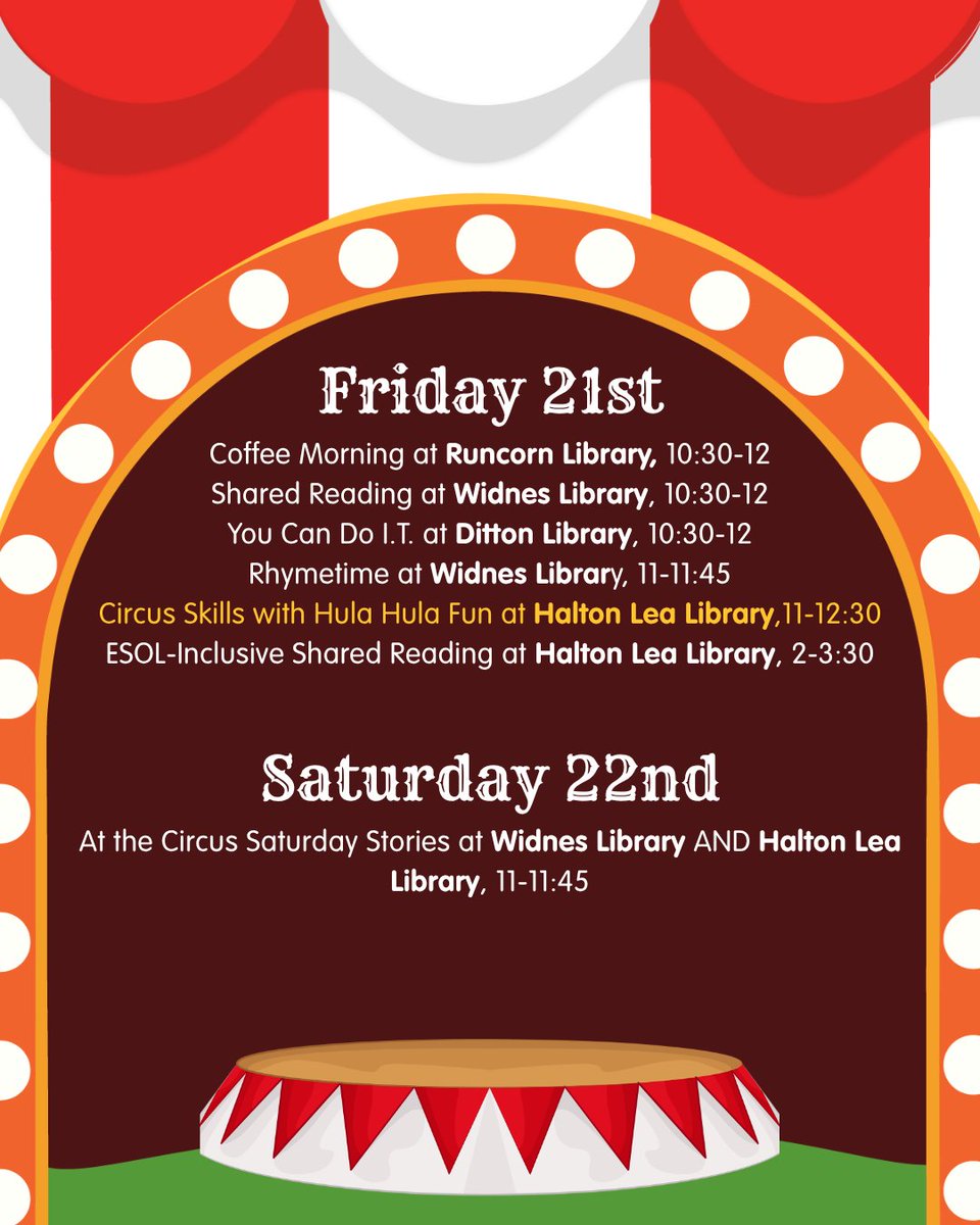 HaltonLibraries's tweet photo. There's just TWO weeks left of our summer events 😩

But, we're so happy Hula Hula Fun are back to teach us some more incredible circus skills 🤩 https://t.co/oSrwrLhctH