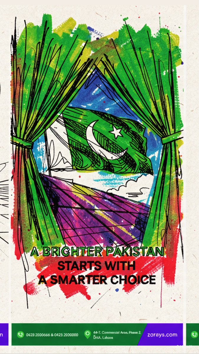 ZoraysInc's tweet photo. Happy Independence Day #Pakistan https://t.co/XT1l46w5Pg