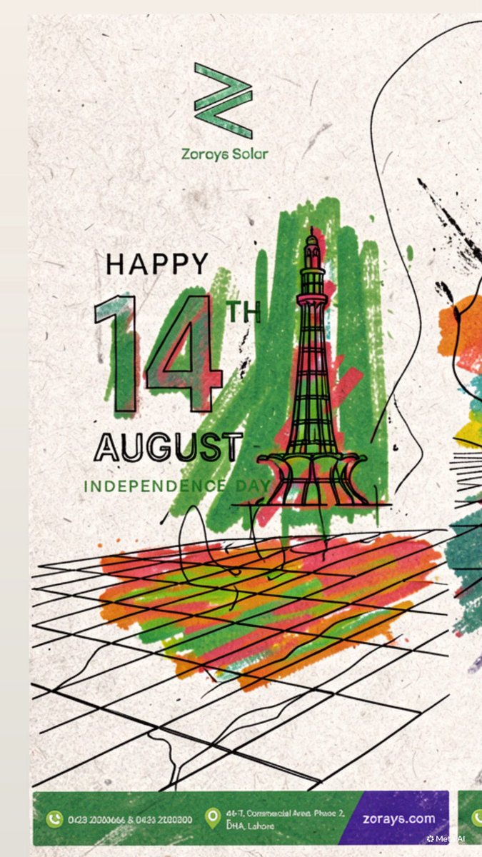 ZoraysInc's tweet photo. Happy Independence Day #Pakistan https://t.co/XT1l46w5Pg