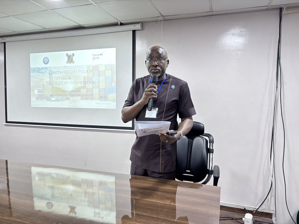 Lamataonline's tweet photo. LAMATA Deepens Stakeholder Engagement as Freight Policy Moves Towards Finalisation
… engages market groups, leaders, for data-driven framework to Ease Goods Movement Across Lagos
The Lagos Metropolitan Area Transport Authority (LAMATA) has intensified efforts to transform freight movement across Lagos with the successful conclusion of the fifth and final stakeholder engagement on the development of the Lagos Freight Policy and Regulatory Framework.
Held under the theme, “Smart Freight for a Thriving Lagos,” the session brought together leaders and representatives of market associations, wholesale and retail commodity groups and logistics operators to provide practical insights into the challenges confronting the movement and distribution of goods across the State.
The engagement, funded by the Agence Française de Développement (AFD) and implemented in collaboration with technical consultants, Innovative Transport Solutions (ITS) and FAOCON, represents another important milestone in LAMATA’s drive to establish a more efficient, predictable and cost-effective freight system for Lagos.
It also builds on a series of stakeholder engagements convened by LAMATA throughout the policy development process. Earlier sessions brought together key stakeholders across the freight and logistics value chain, including government agencies, transport operators, business interests and other industry players, enabling the Authority to gather evidence and practical perspectives on the challenges affecting freight movement in the State.
The fifth session provided an opportunity to deepen that consultation by placing market operators and commodity groups at the centre of discussions. This was considered particularly important because markets serve as critical links between producers, importers, wholesalers, retailers and final consumers.
Delivering the welcome address on behalf of the Managing Director of LAMATA, Engr. Abimbola Akinajo, Technical Adviser, Planning, Engr. Osa Konyeha, said the efficiency of freight movement had a direct bearing on the cost and availability of goods in Lagos.
“Every day, large volumes of food, agricultural produce, clothing, electronics and automotive parts move from ports, farms and factories into markets across Lagos. The efficiency of these movements directly impacts businesses, traders and ultimately, consumer prices,” he said.
According to him, congestion, delays in last-mile deliveries, difficult access to markets, inadequate loading and unloading facilities and parking constraints continue to increase logistics costs and, in some cases, contribute to product spoilage.
He explained that the emerging Freight Policy would seek to tackle these challenges through clear, safe and reliable guidelines for freight operations while creating an environment capable of attracting investment into logistics infrastructure and services.
The interactive session, moderated by Dr. Alban Igwe, provided an opportunity for participants to discuss practical solutions to some of the most persistent supply chain challenges in major commercial centres, including Mile 12, Oshodi, Balogun, Alaba International, Computer Village and Ladipo Auto Market.
Discussions focused on last-mile access, loading and unloading arrangements, inventory storage, parking and the need to reduce disruptions that can affect the timely delivery of goods.
The engagement underscored the importance of ensuring that the policy is not developed in isolation but reflects the realities of those who move, receive, store and sell goods every day.
The conclusion of the consultation process marks a significant step towards finalising a comprehensive freight policy framework that will be anchored on data, technology, multimodal integration and public-private collaboration.
For LAMATA, the objective is clear: to build a freight system in which goods can move safely, efficiently and reliably from ports, production centres and distribution hubs to markets and consumers.