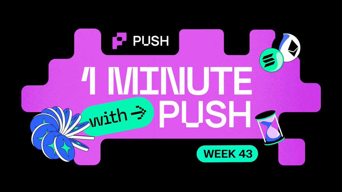 PushChain's tweet photo. 𝟭 𝗠𝗶𝗻𝘂𝘁𝗲 𝘄𝗶𝘁𝗵 𝗣𝘂𝘀𝗵 ⚡️ — 𝗪𝗲𝗲𝗸 𝟰𝟯

𝗥𝗲𝗮𝗱 𝗔𝗰𝗿𝗼𝘀𝘀 𝗖𝗵𝗮𝗶𝗻𝘀
- Token burn handling addressed.
- Contract changes done.
- Deployment ETA early next week.

𝗛𝗮𝗰𝗸𝗲𝗻𝗣𝗿𝗼𝗼𝗳 𝗕𝗼𝘂𝗻𝘁𝘆
Reports are on the Hacken dashboard and verified by our team. Fixes are underway.

𝗪𝗲𝗲𝗸𝗲𝗻𝗱 𝗩𝗶𝗯𝗲𝘀: Bugs filed, weekend deployed