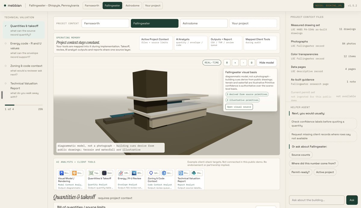 ik_builds's tweet photo. 6% of architects use AI routinely. 51% of contractors are actively evaluating it, 40% already have a budget line for it.

Same building. Same drawing set. Completely different speeds.

(AIA March 2025. Dodge + CMiC, 235 US contractors, late last year.)

everyone's reading that gap as "design is behind." I don't think that's the interesting part.

intelligence is about to be the cheapest thing in the office. $20/seat and dropping. eventually both sides have it and whatever edge came from access just closes on its own.

what doesn't commoditize is the stuff your firm knows and never wrote down.

point a frontier model at a drawing set, it reads text off it at ~95%. symbol understanding drops to 40-55%.

it sees W3 and reads a label. your office knows W3 is a rated partition. specific stud spacing, board, insulation, track, screws, finish. settled years ago. written down nowhere.

same with the waste % you add on board. same with the opening size you stopped deducting below. nobody voted on those. they live in whoever's been there longest.

so every project restarts from zero.

been building toward the opposite. projects that carry a brain. the dictionary, the assembly rules, the conventions nobody documented, sitting with the project instead of with a person.

ask it a number and it links you the page it came from. ask it something the record doesn't support and it just says no.

the refusing part is the part people trust btw. took me way too long to figure that out.

So I made a list of the forty questions that surface all of it. reply "Standards" if you want it.
