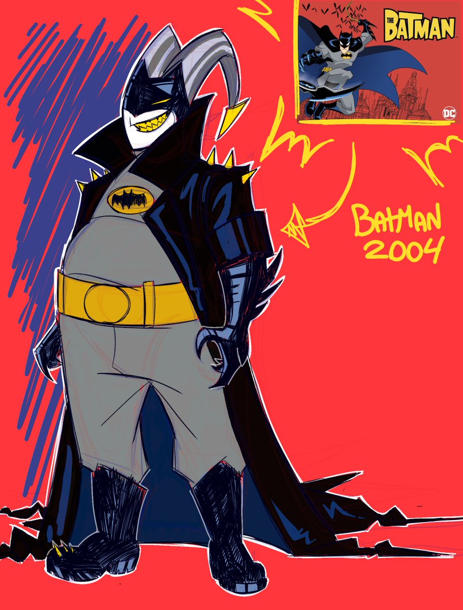 Psychodel1s's tweet photo. Bocetié esta mierda para una mamada rolplay de dibujar a nuestros personajes como la serie favoritas de nuestras infancias y decidí mezclar el diseño del Batman detective con el de Adam y así, deaaa

#HazbinHotel #hazbinhoteladam #adamfirstman https://t.co/7pKQWy4aAx
