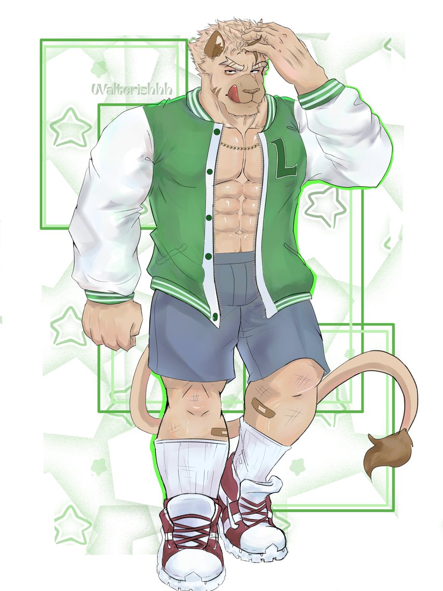 WalterRishhh's tweet photo. Jockified Version Of LUCAS!!⭐~

#Furry #furryart #OC #Ibispaintx #Bara https://t.co/mMKq1JkxSn