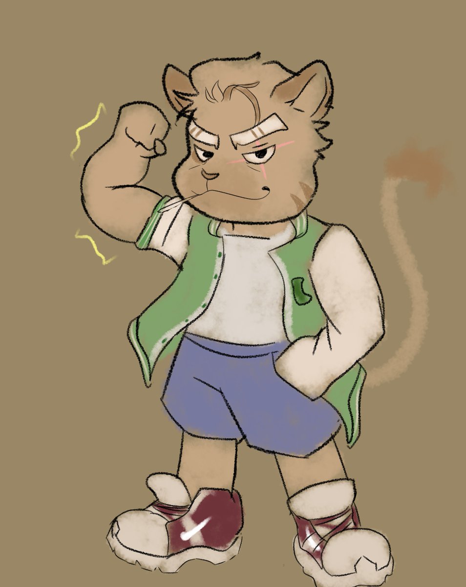 WalterRishhh's tweet photo. Jockified Version Of LUCAS!!⭐~

#Furry #furryart #OC #Ibispaintx #Bara https://t.co/mMKq1JkxSn
