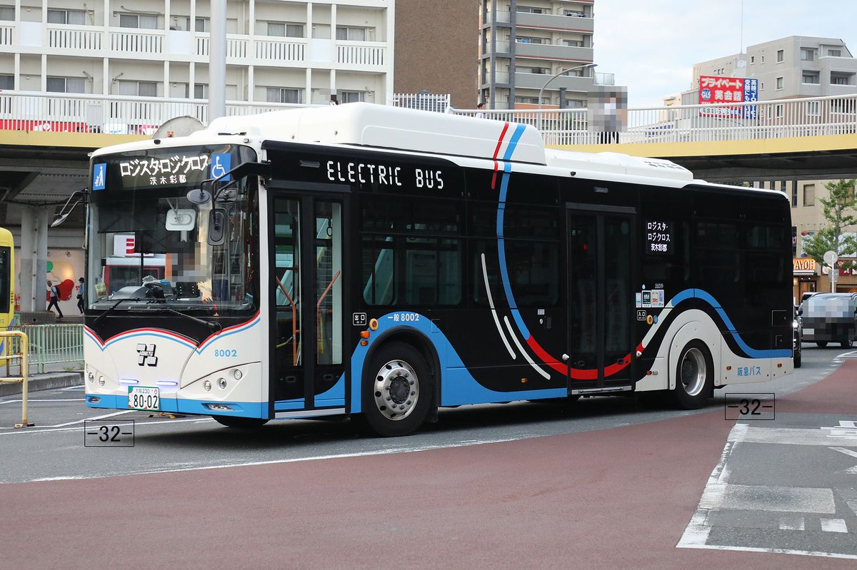 阪急バス Hankyu Bus 大阪230い8002 BYD K8 1.0 8002 2023年式