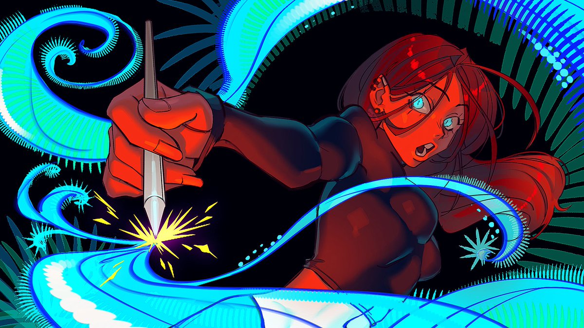 actuallyKanari's tweet photo. New banner for my art accounts 😝 #art #procreate #digitalartㅤㅤㅤㅤ #commissionㅤ https://t.co/KqIU06MYgl