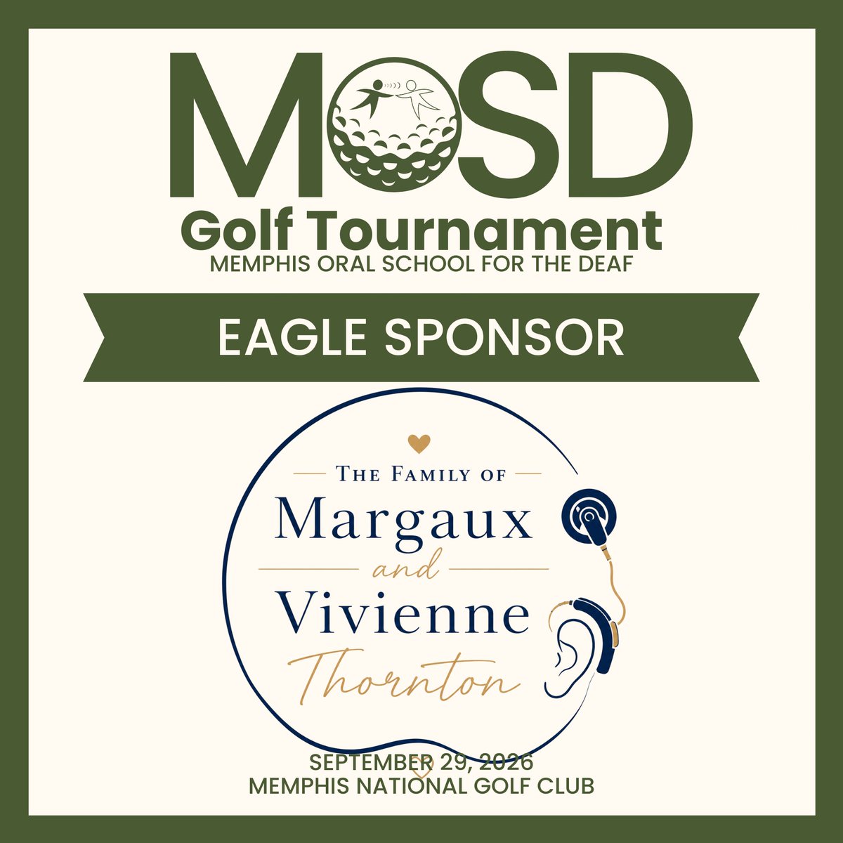 mosdkids's tweet photo. We are grateful to the businesses &amp; organizations supporting the 2026 MOSD Golf Scramble. Because of your sponsorship, MOSD is able to support children all across the Mid-South while creating an amazing Golf Event.
MOSD GOLF
Tuesday, September 29
Memphis National Golf Club https://t.co/Tf0mZzkxQV