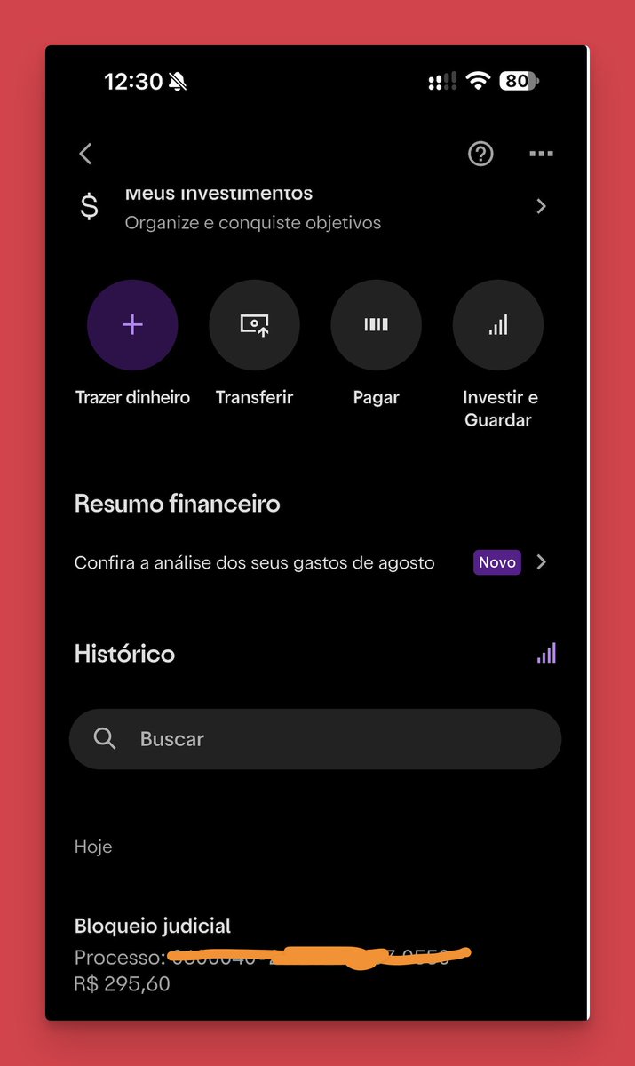 joao29pimenta's tweet photo. A justiça acaba de bloquear minhas contas, no inquérito de perseguição ao PCO. Toda vez que eu ouço falar na imprensa "bloquearam as contas", eu penso em milhões. Mas como tudo no caso é ridículo, o Judiciário acaba de bloquear meus R$ 295,60. É, não vai ter GTA6 esse ano.
1/2 https://t.co/kZmiy43Kwh