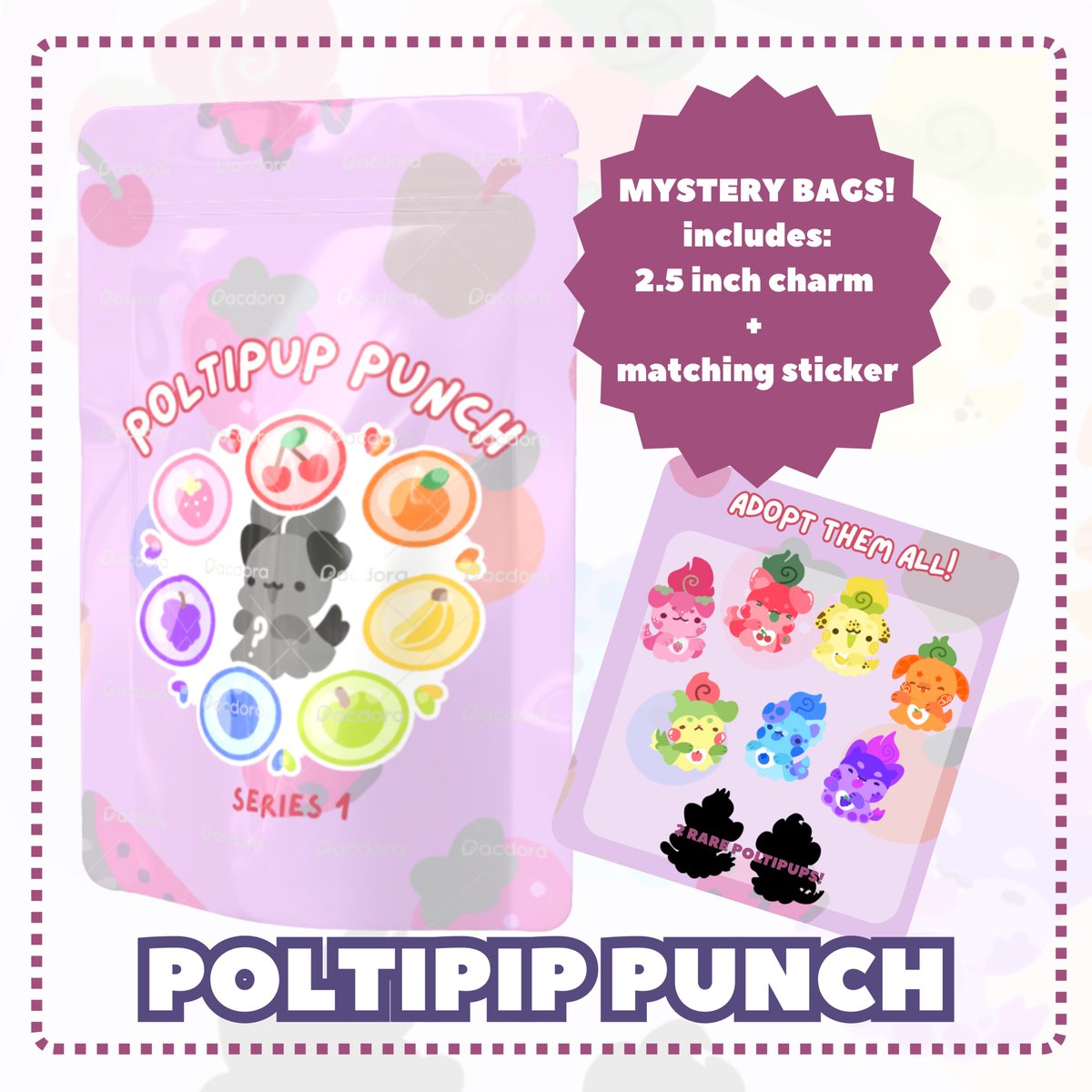 ErieEchohound's tweet photo. 🍓🍓🍒🍊🍌🍏🫐🍇
AWOO? 👀 What’s this??
Erie’s FIRST EVER BLIND BOX drop is FINALLY arriving 💭✨

📅 MONDAY 17TH AUGUST
⏰ 7PM GMT

And yes... ALL ERIE DEBUT MERCH IS GETTING A RE-RELEASE TOO 💗
If you’re excited, please ❤️🔁🗨️ this post and help spread the word! 🌟

🍓🍒🍊🍌🍏🫐🍇