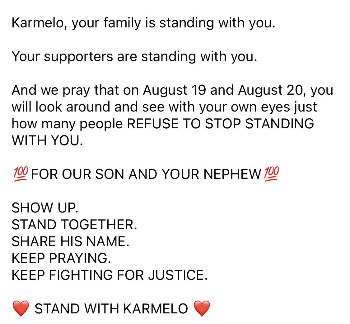 poweredculture's tweet photo. Karmelo Anthony’s father pleads everyone to attend Karmelo’s upcoming hearings, a chance for second chance in court, “THIS IS THE MOMENT WE NEED EVERYONE”: https://t.co/Gg9lka1gVG