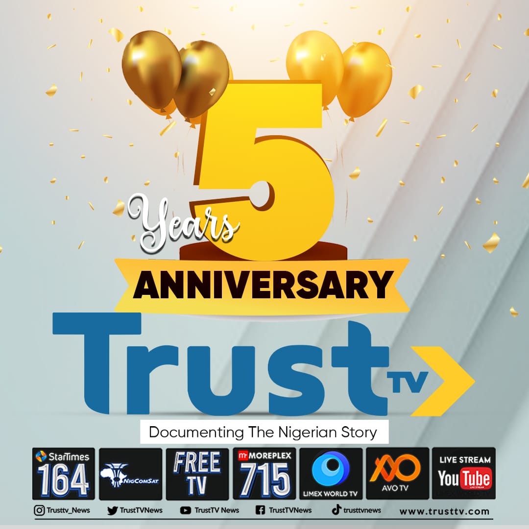 trusttv_news's tweet photo. It’s been five years on the streets, in the studio, and in the newsroom, crafting stories that matter.
Trust TV, Documenting the Nigerian Story
#trusttvnews #TrustTVat5 #MediaTrustGroup #Nigeria #Journalism https://t.co/g9jtOggC9m