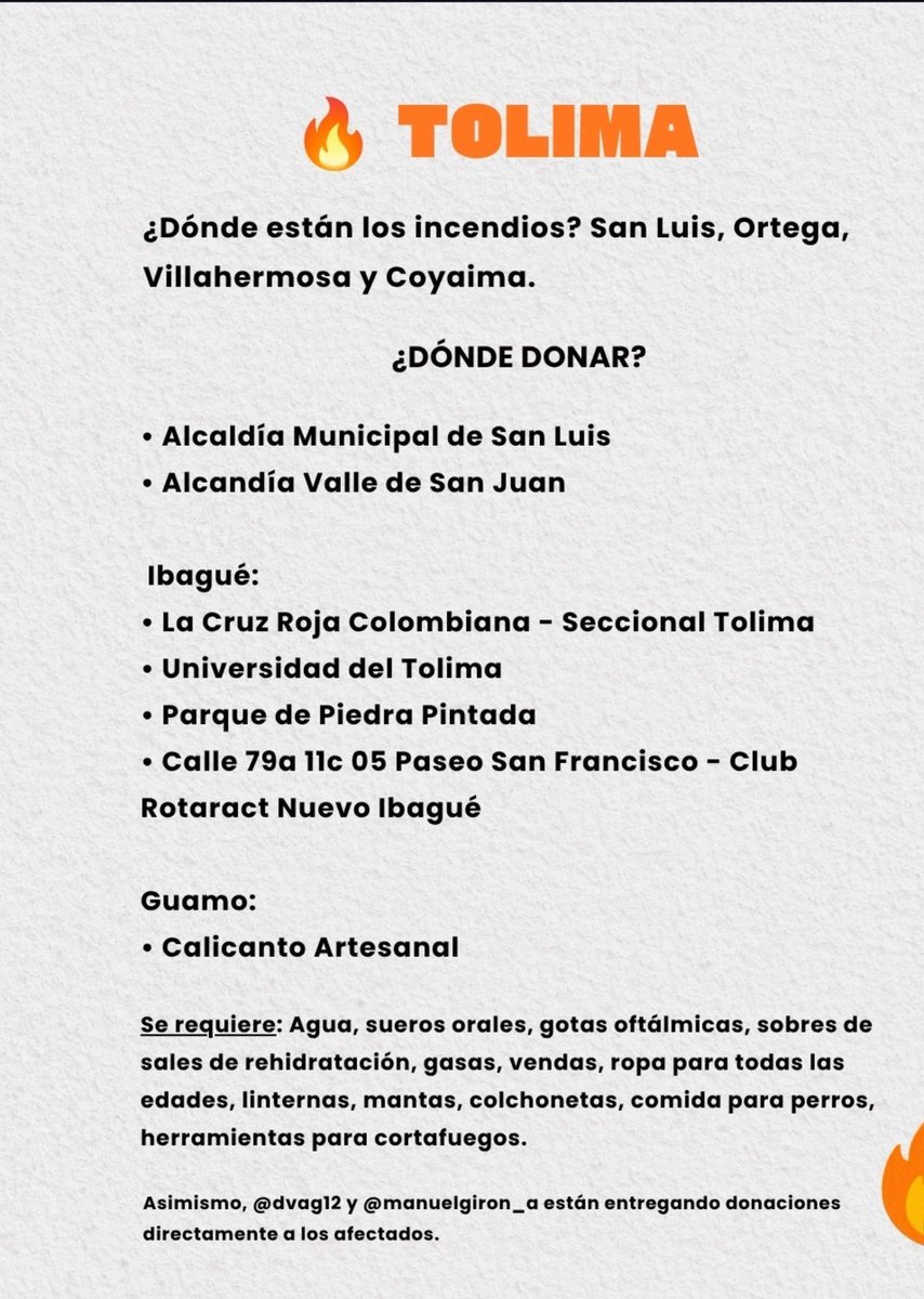 thvdesire's tweet photo. DIFUNDIR🚨

COMO AYUDAR EN LOS INCENDIOS FORESTALES? https://t.co/n2B8eOajiR