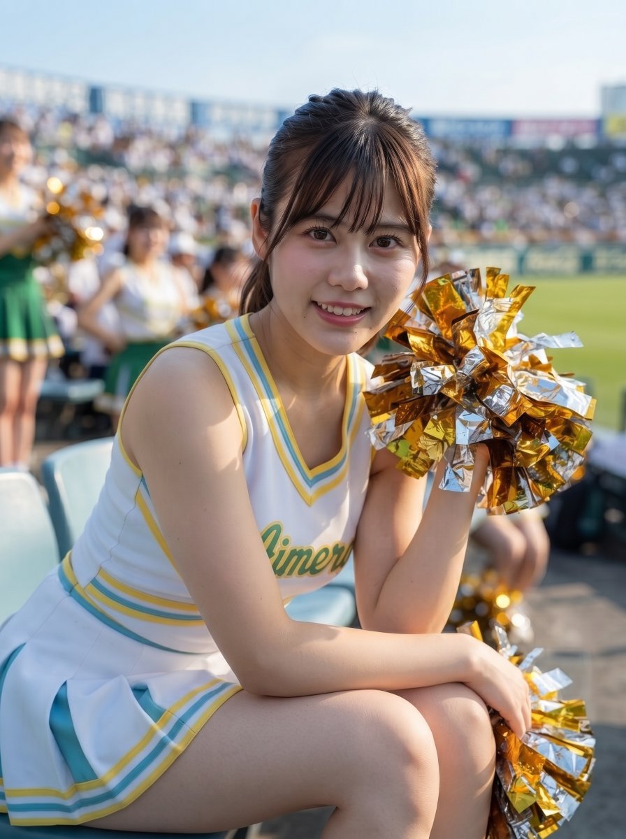 image__lab's tweet photo. おはようございます🥰
チア達の汗💦を見ていると応援の
過酷さが伝わってきますね💕

第108回全国高校野球選手権　甲子園🏟️

⚾大会１２日目⚾
　1⃣佐野日大(栃木) － 健大高崎(群馬)
　2⃣有明(熊本) － 東日大昌平(福島)
　3⃣英明(香川) － 花巻東(岩手)
　4⃣霞ケ浦(茨城) － 横浜(神奈川)

明日は休養日、月曜からは早くも準々決勝です✨

#SFW #AIart Fictional digitalart