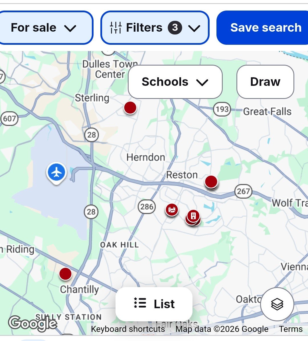 offred2021's tweet photo. @GeriPerna Filtered for under $350k in NoVA.  Very few.  All condos w high condo fees. https://t.co/gaLTf6gbTl
